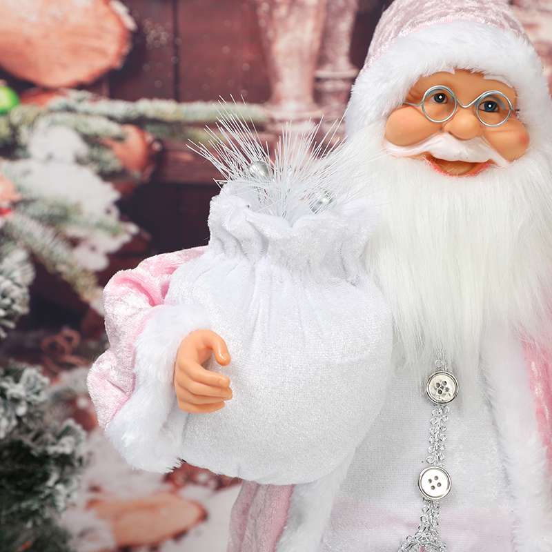 Electric Christmas gifts, Christmas ornaments, Christmas decorations, standing Santa Claus detail image 6