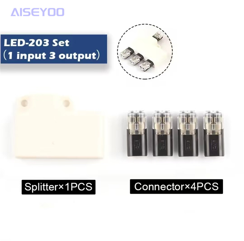 D2免剥线连接器 Y型一拖二 三 四分支分路器 18-22AWG线材分线器 免剥皮并联分线连接器 详情9