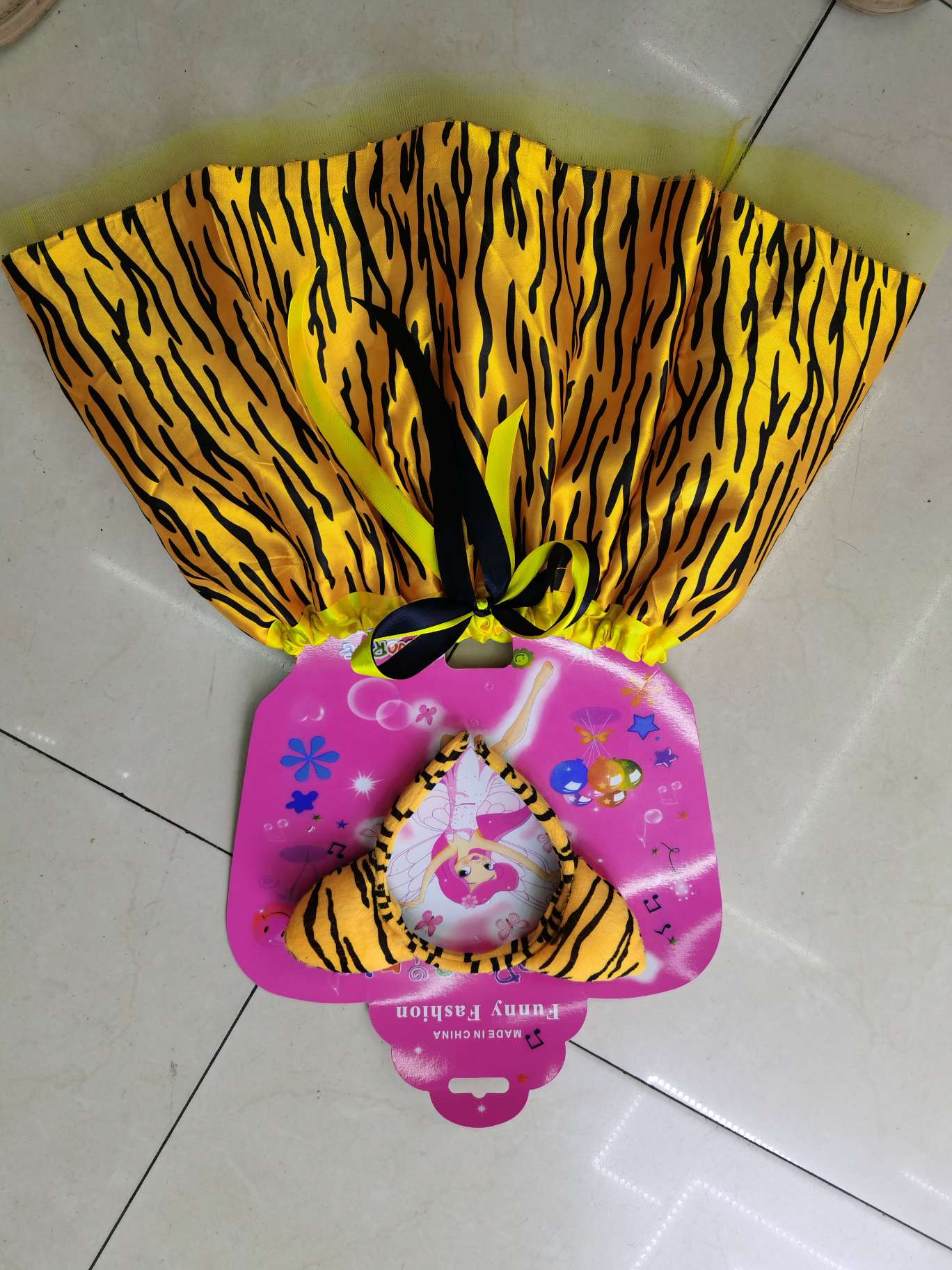 蜜蜂发箍套装，动物套装，节日套装，小女孩蜜蜂套装，可爱角色扮演女童连衣裙童裙公主裙详情图4