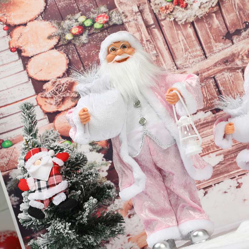 Electric Christmas gifts, Christmas ornaments, Christmas decorations, standing Santa Claus detail image 4