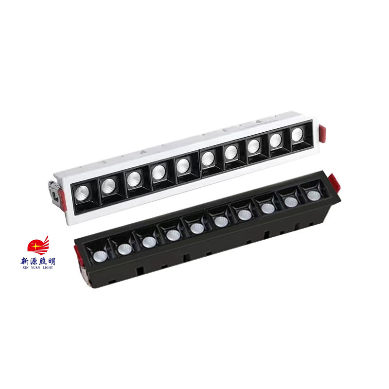 Embedded LED strip light, home mini grille light, living room Mi Home smart long strip anti-glare spotlight, no main light details Picture