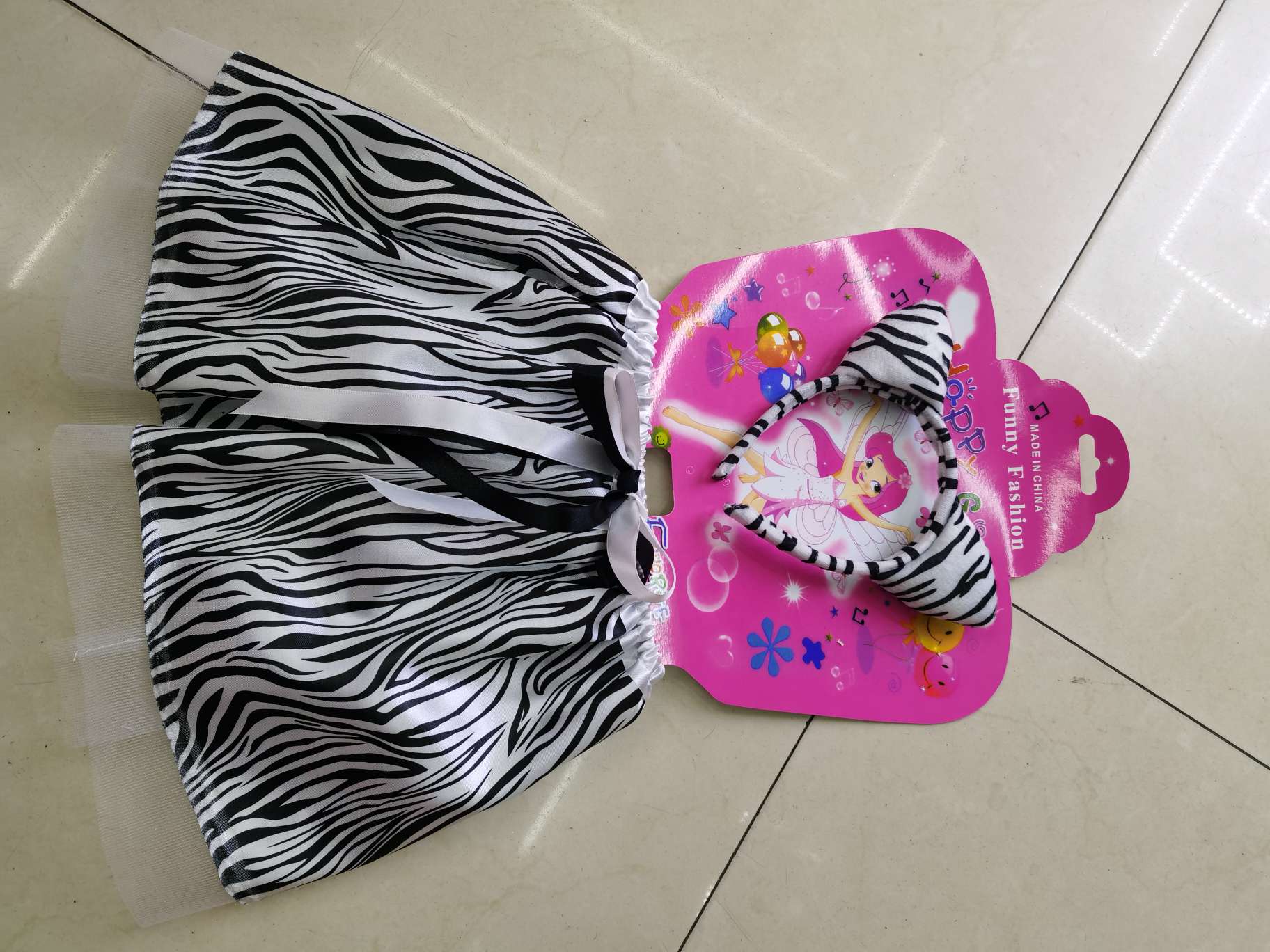 蜜蜂发箍套装，动物套装，节日套装，小女孩蜜蜂套装，可爱角色扮演女童连衣裙童裙公主裙详情图6