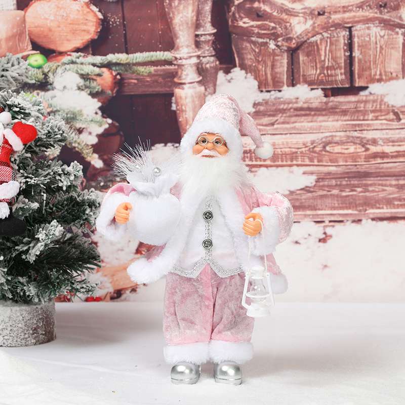 Electric Christmas gifts, Christmas ornaments, Christmas decorations, standing Santa Claus detail image 3