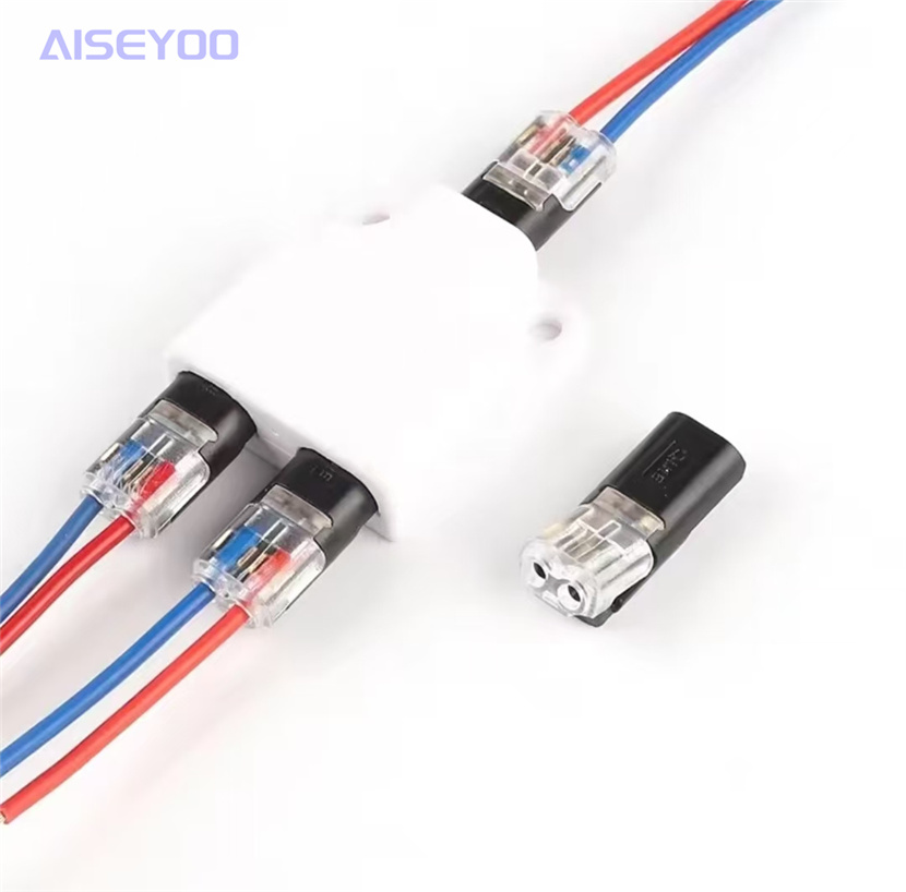 D2免剥线连接器 Y型一拖二 三 四分支分路器 18-22AWG线材分线器 免剥皮并联分线连接器 详情7