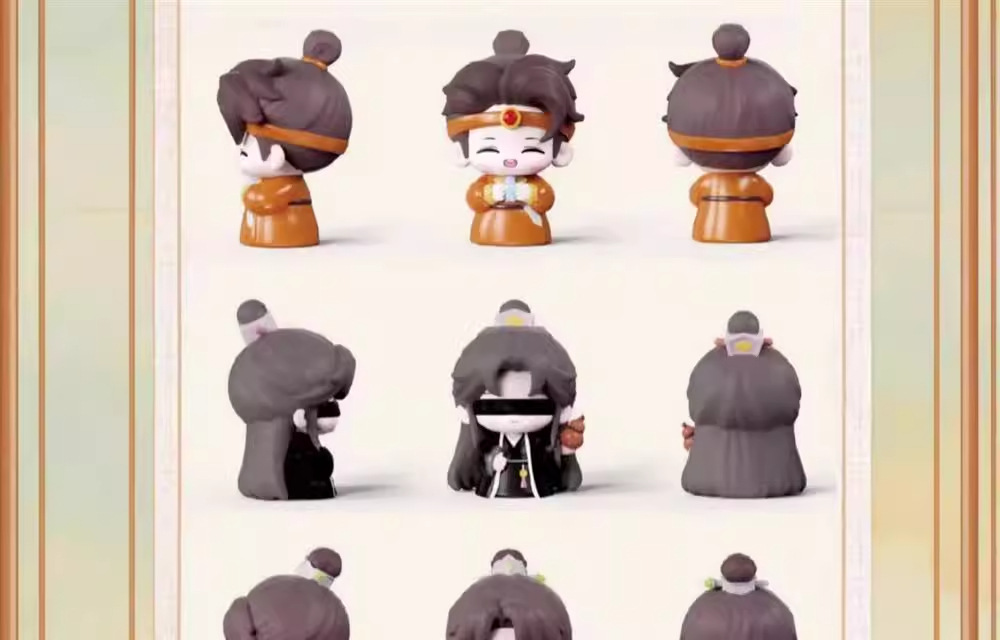 正版麦乐微笔 DM笔记古风系列盲盒 第二弹可爱动漫周边设计公仔桌面手办摆件礼物详情20