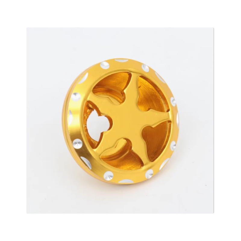 General electric scooter front fork cup Front shock cup anti-collision cup carved front fork cup five star accessories Item Picture