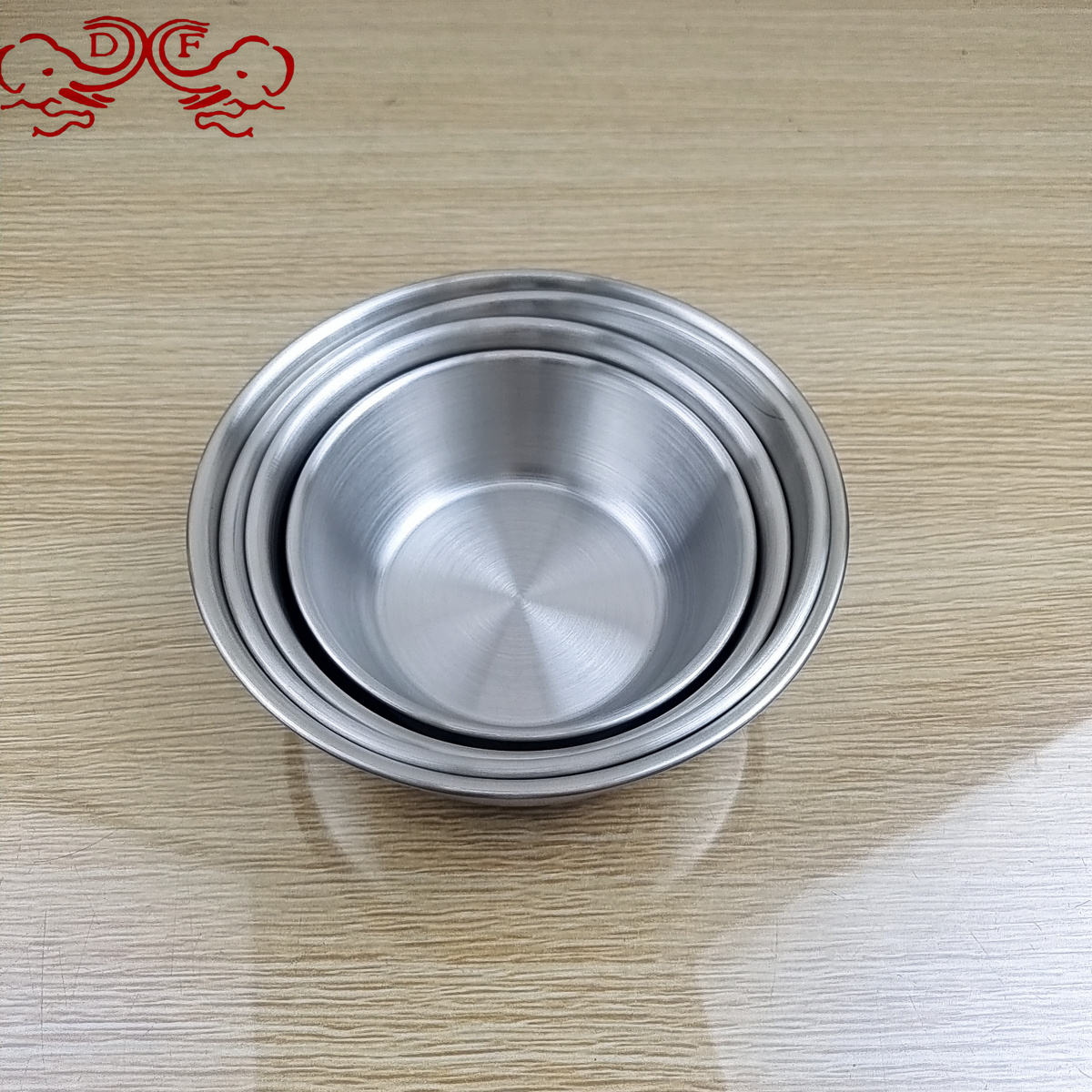 DF68873 stainless steel dipping sauce plate, golden sauce plate, commercial barbecue seasoning small plate, Western tomato sauce plate, DF TRADINGHOUSE