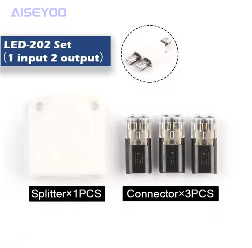 D2免剥线连接器 Y型一拖二 三 四分支分路器 18-22AWG线材分线器 免剥皮并联分线连接器 详情8