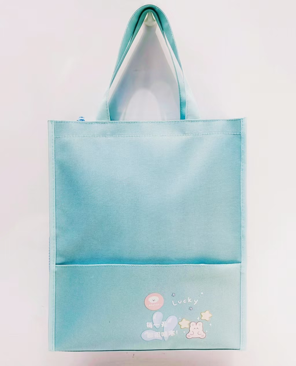 Oxford cloth tote bag Student remedial bag Boys girls remedial book bag Specification drawing