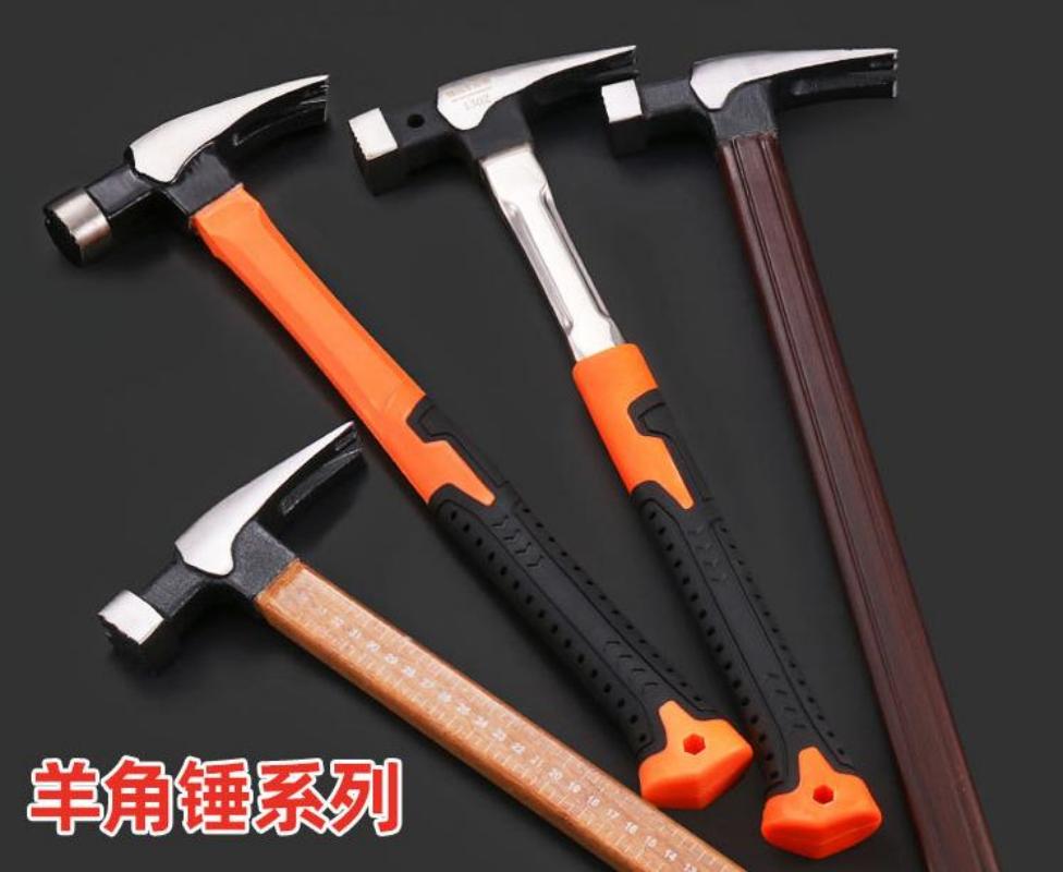 锤子/工程机械锤头/彩木斧头锤/电动工具/五金工具细节图