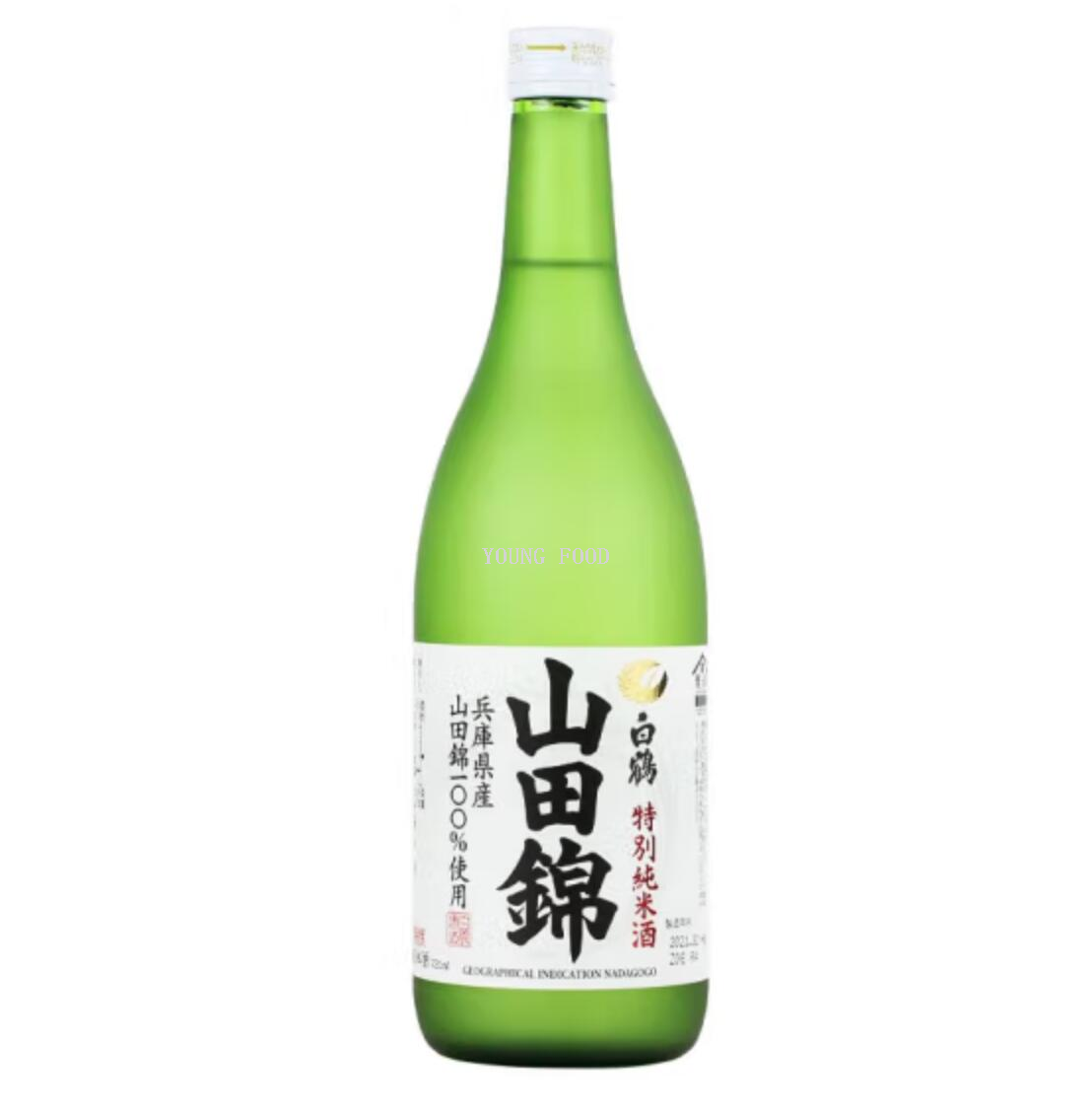 包邮 BAIOCCHI进口米酒洋酒休闲食品日本白鹤山田锦纯米清酒720ml详情2