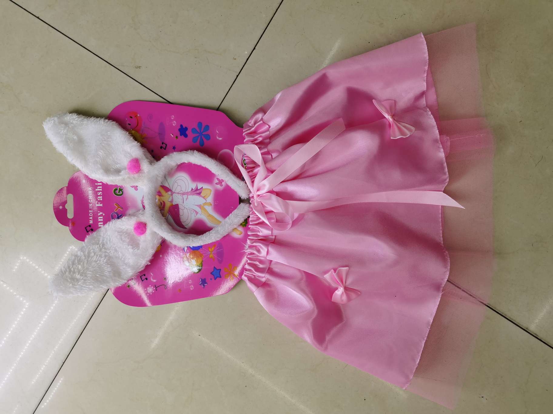 蜜蜂发箍套装，动物套装，节日套装，小女孩蜜蜂套装，可爱角色扮演女童连衣裙童裙公主裙详情图5