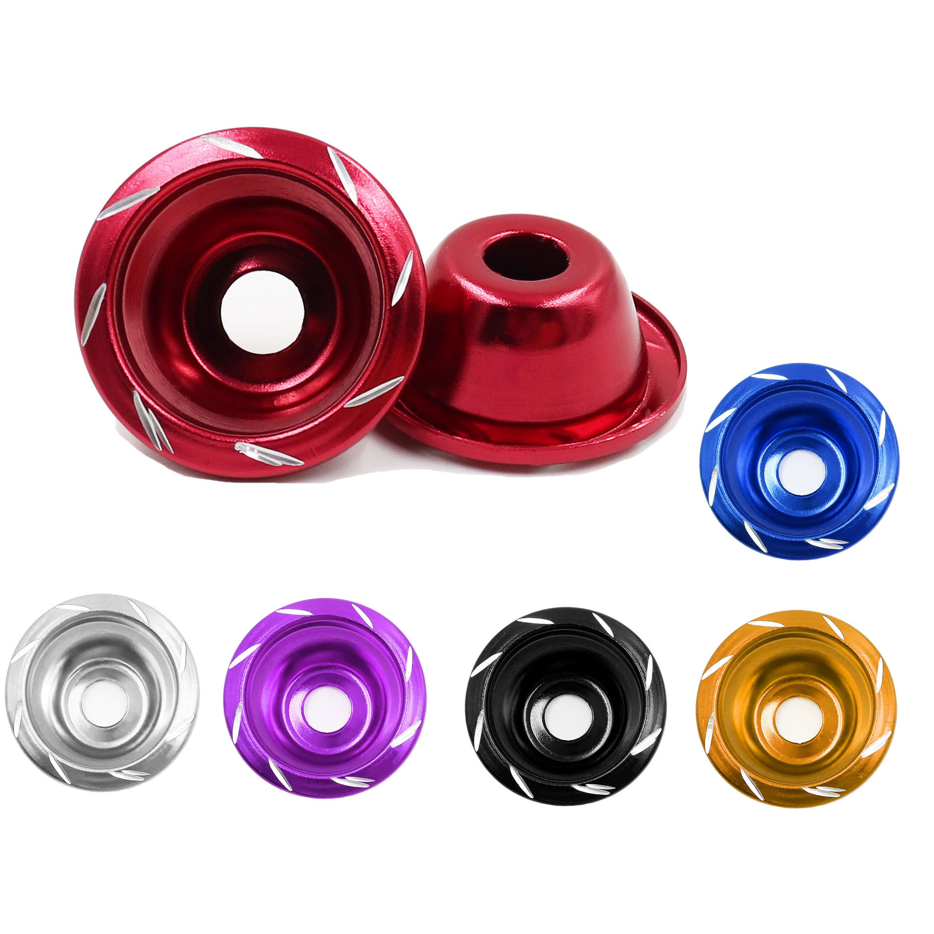 Motorcycle accessories Scooter electric motorcycle universal front fork cup Body decoration front wheel anti-fall cup full figure