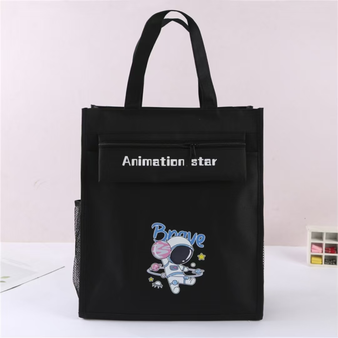 Thickened Oxford cloth tote bag Student remedial bag Boys and girls remedial bag Item Picture