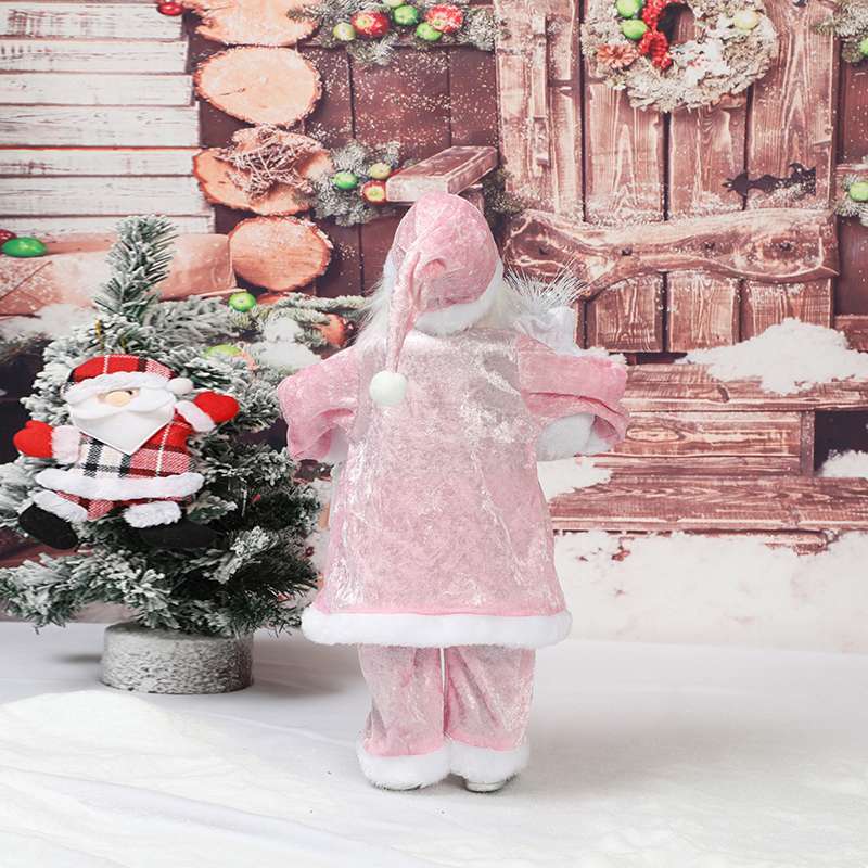 Electric Christmas gifts, Christmas ornaments, Christmas decorations, standing Santa Claus detail image 8