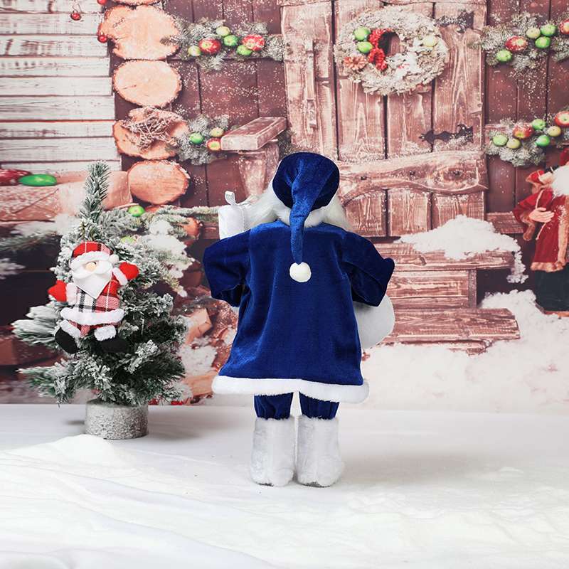 Christmas decorations, static standing series, Santa Claus Christmas figurines, electric Christmas gifts detail image 6