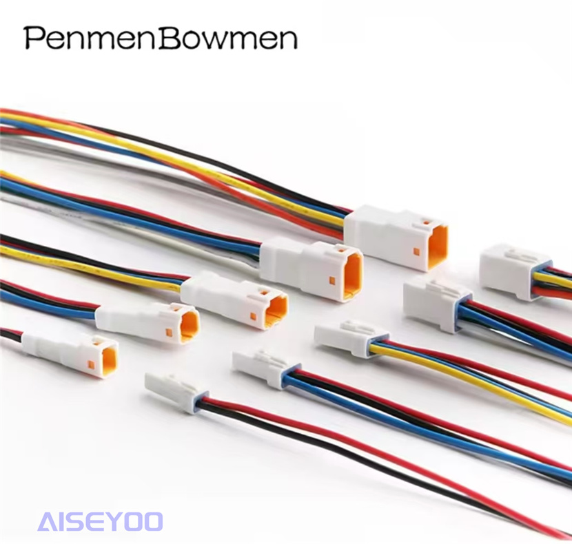 2.0MM pitch 2-8P LED air connection connector, rubber shell terminal, domestic automotive connector, automotive waterproof connector pic 2