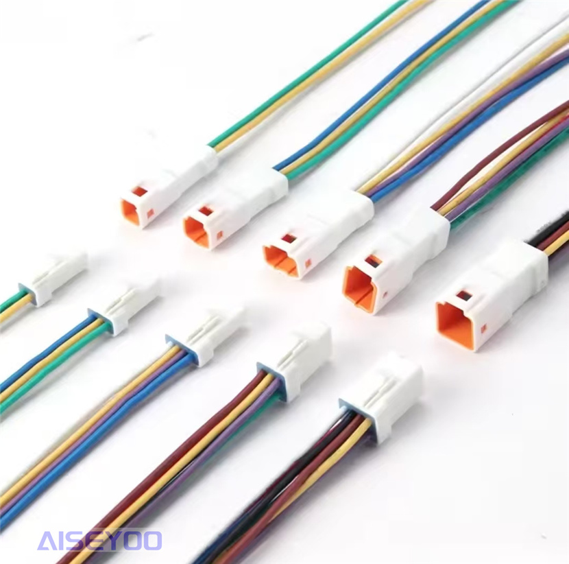 2.0MM间距2-8P LED空接 接插件 胶壳 端子汽车国产连接器 汽车防水连接器