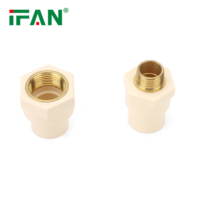 IFAN Factory Plumbing ASTM 2846 CPVC Union PVC Pipe Fittings白底实物图