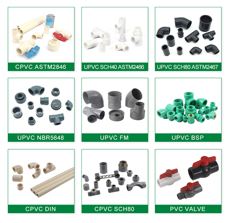 IFAN ASTM 2846 Plastic Female Socket CPVC PVC Pipe Fittings详情3