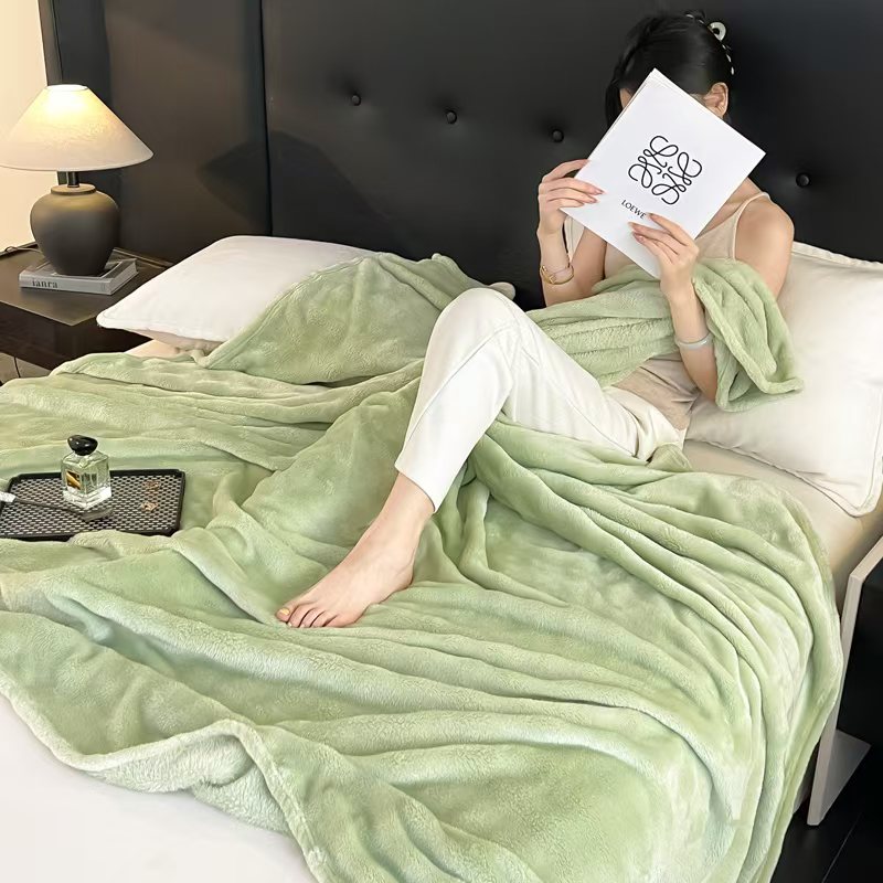 君宝印染 法兰绒泡泡卷边毛毯 现货批发 大量供应 外贸出口 详情6
