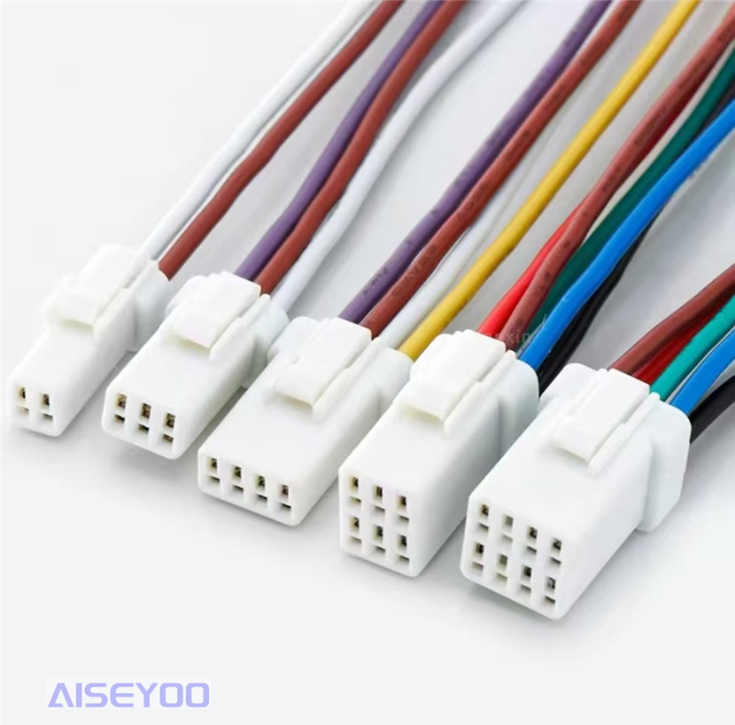2.0MM pitch 2-8P LED air connection connector, rubber shell terminal, domestic automotive connector, automotive waterproof connector pic 4