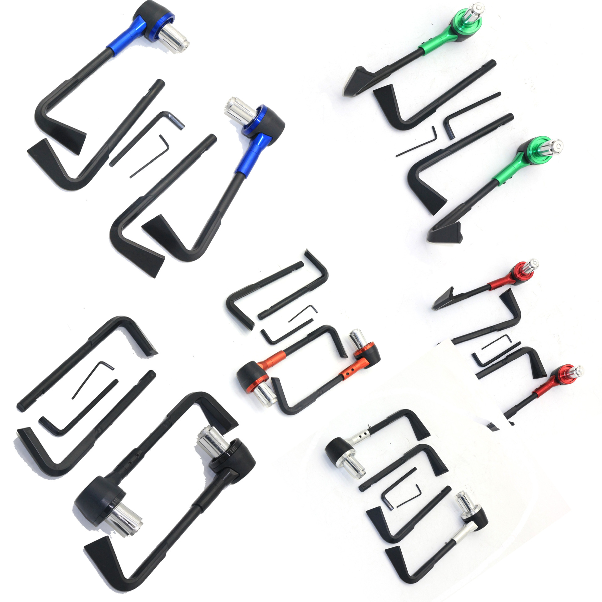 Motorcycle accessories protection rod CNC horn brake bow guard Off-road vehicle anti-fall brake handle guard details Picture