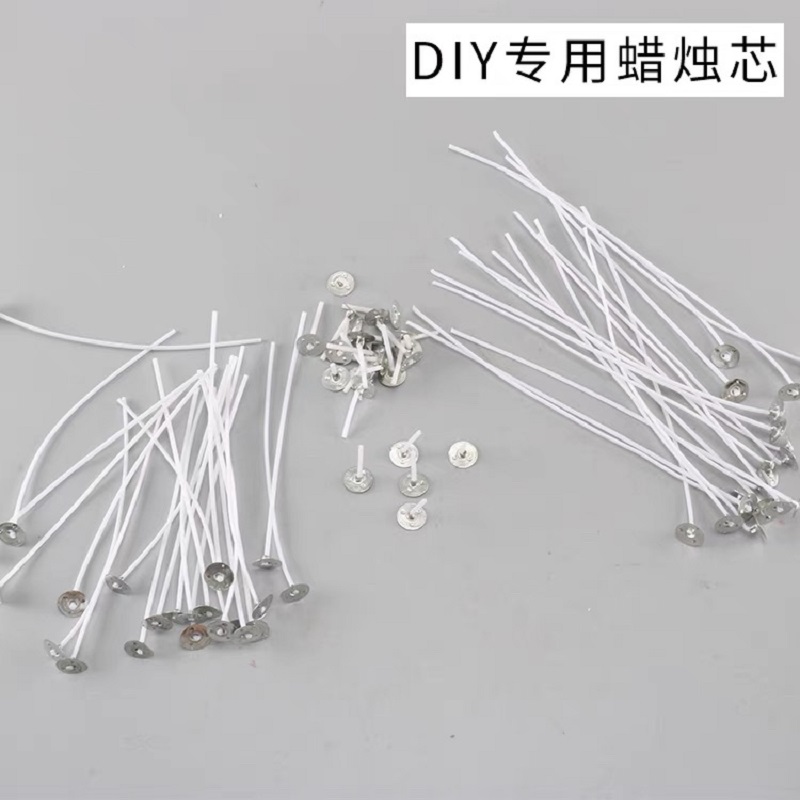 Candle butter cotton wick, with a length of 20 to 48 strands, can be customized for DIY use. It is a universal smokeless cotton wick for container-shaped products pic 12