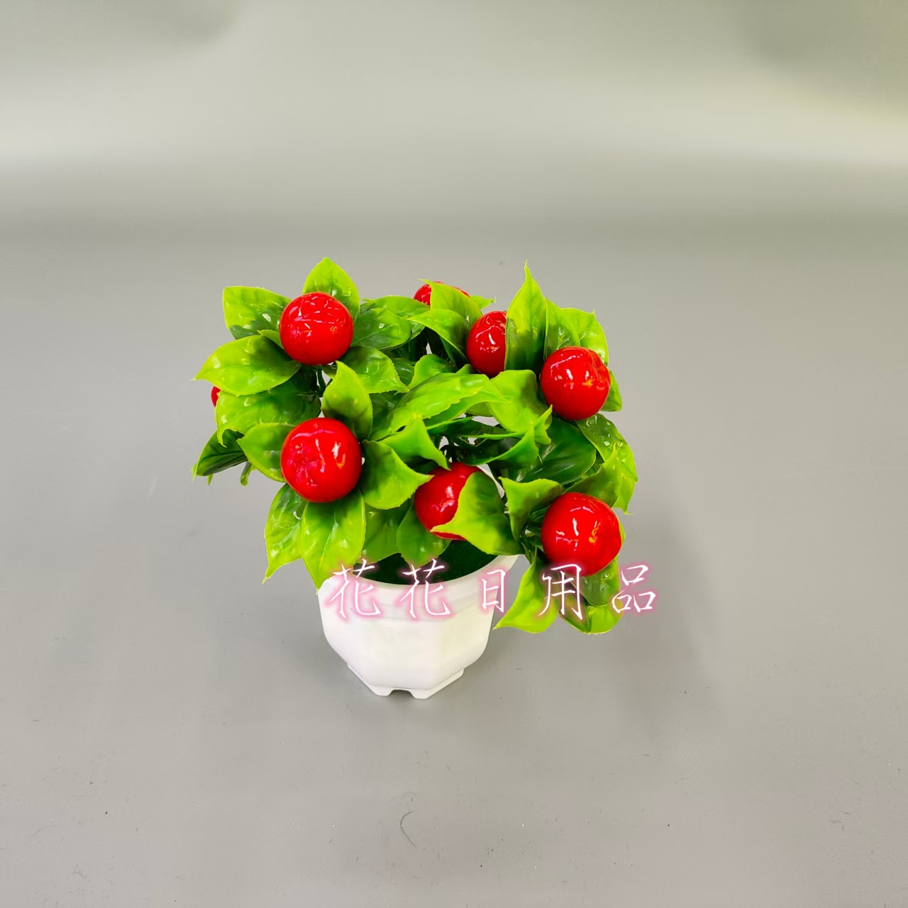 Artificial flower fake flower bonsai plastic basin mini fruit decoration Application Scenario