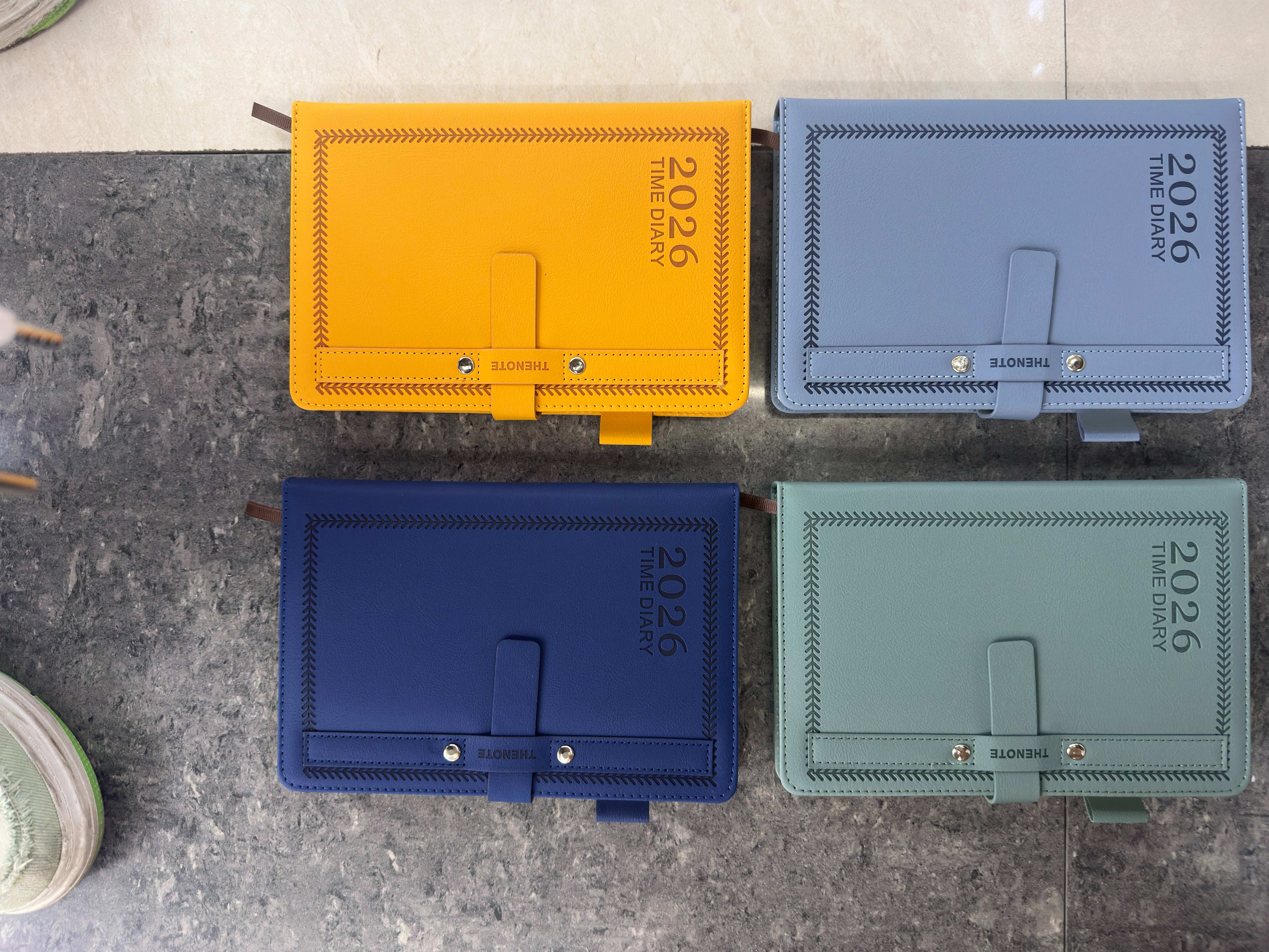 Diandian Stationery Office Culture Paper Products, notebooks, and notepads are now available for 2026. The calendar notebook supports Spanish, Arabic, Portuguese, and other languages, and customizable logos are available