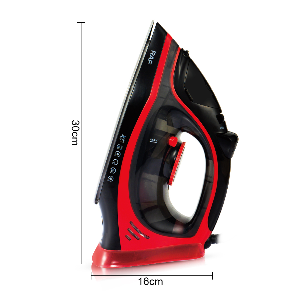 RAF European standard cross-border steam iron Portable ironing machine multi-speed adjustable pressure type high-power electric iron Item Picture