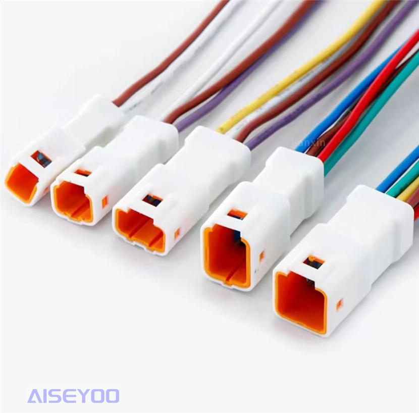 2.0MM pitch 2-8P LED air connection connector, rubber shell terminal, domestic automotive connector, automotive waterproof connector pic 3