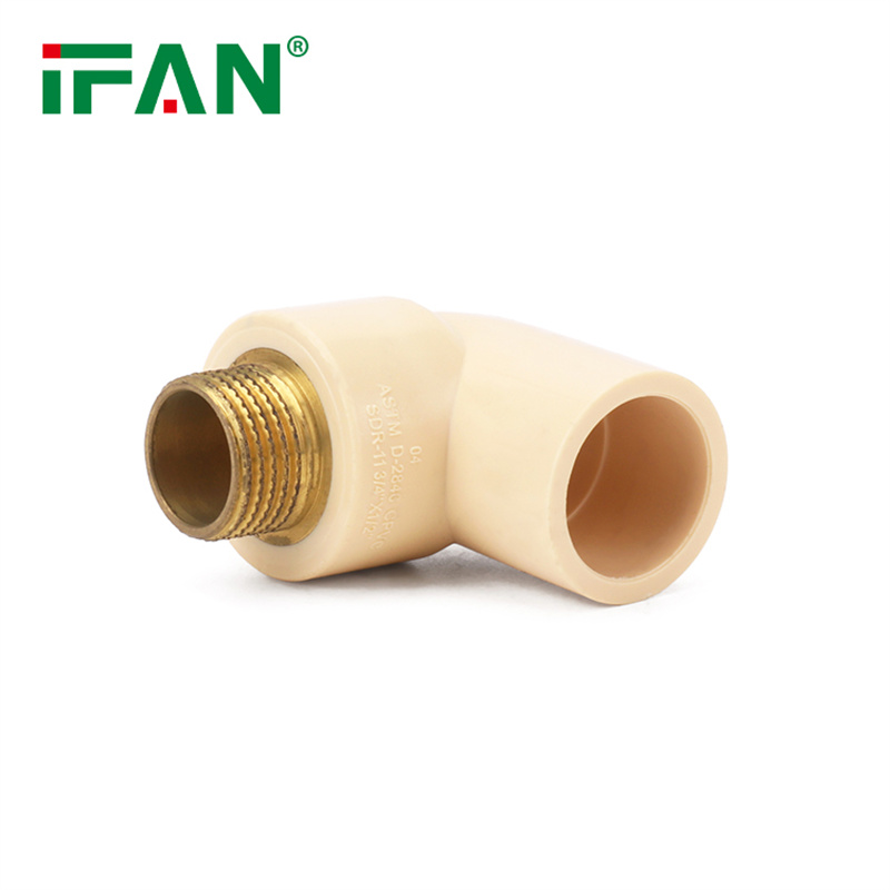 IFAN CPVC ASTM Male Elbow Brass Plumbing PVC Pipe Fittings details Picture