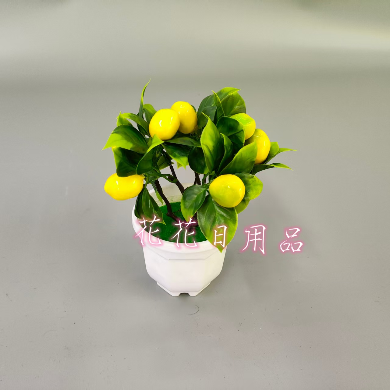Artificial flower fake flower bonsai plastic basin mini fruit decoration Item Picture