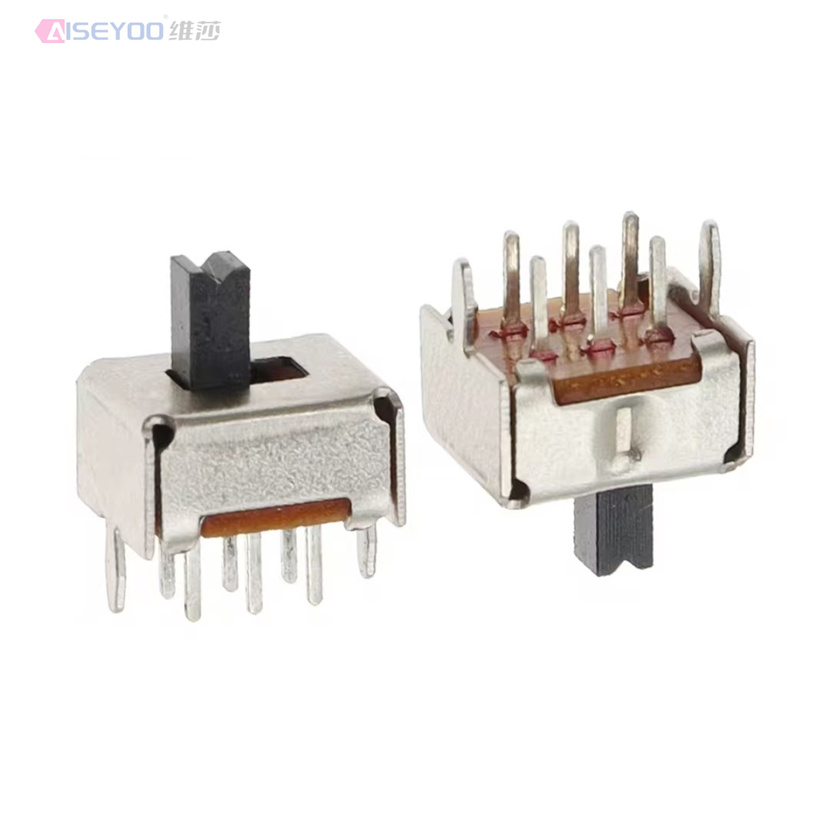 Toggle switch SS-22D07 double-row 2-position 6-pin 2P2T sliding switch handle length 2/3/4/5/6/7/8mm Item Picture