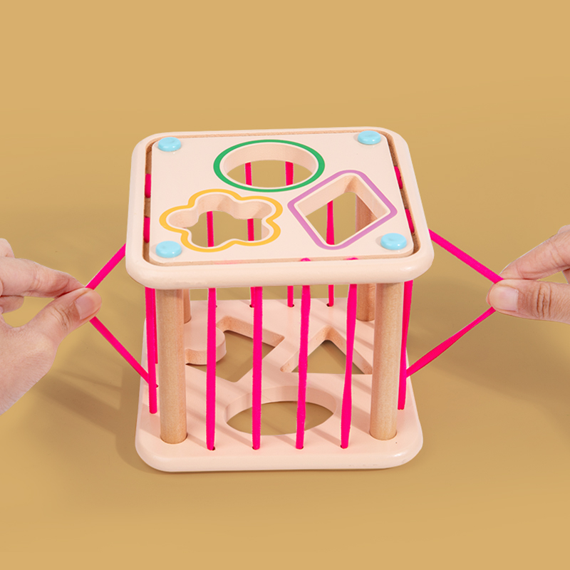 Montessory early education educational toys for children fine motor training building Blocks Seselor Shape Cognitive Intelligence Box shape Seselor Export CE CPC Item Picture