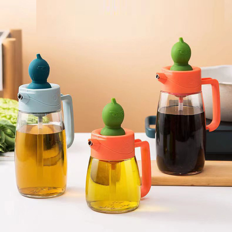 وكانت أغطية قارورة الزجاجية عبارة عن زجاجات شواء لا تحتوي على قارورة زيت معدوم للتسرب في المنازل Item Picture