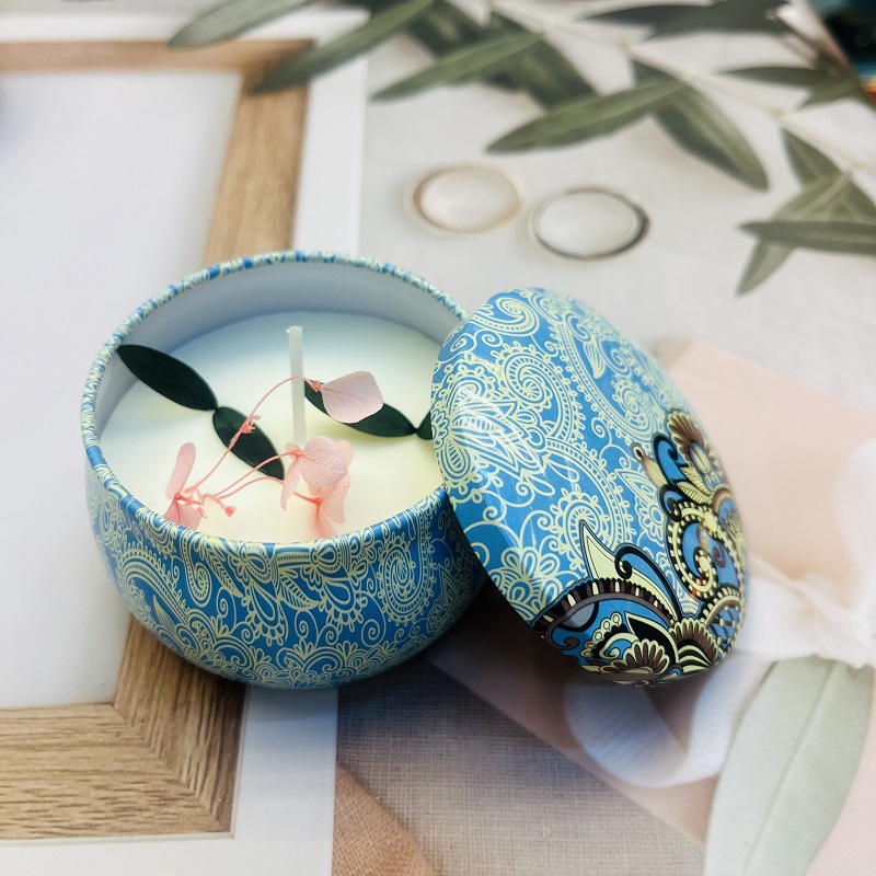 家用铁盒子大豆蜡植物煮茶香氛茶节日装饰氛围圆蜡烛无烟天然香薰家用铁盒子大豆蜡植物煮茶香氛茶节日装饰氛围圆蜡烛无烟天然香薰详情2