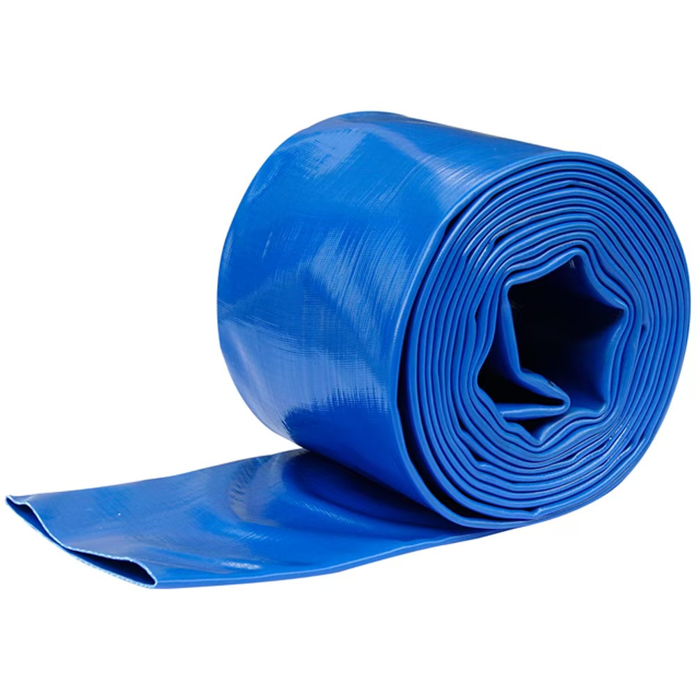 水带  PVC 涂塑水带  灌溉水带 泥浆泵抽水工业水带  高压水带 灌溉软管  高压防爆水带白底实物图