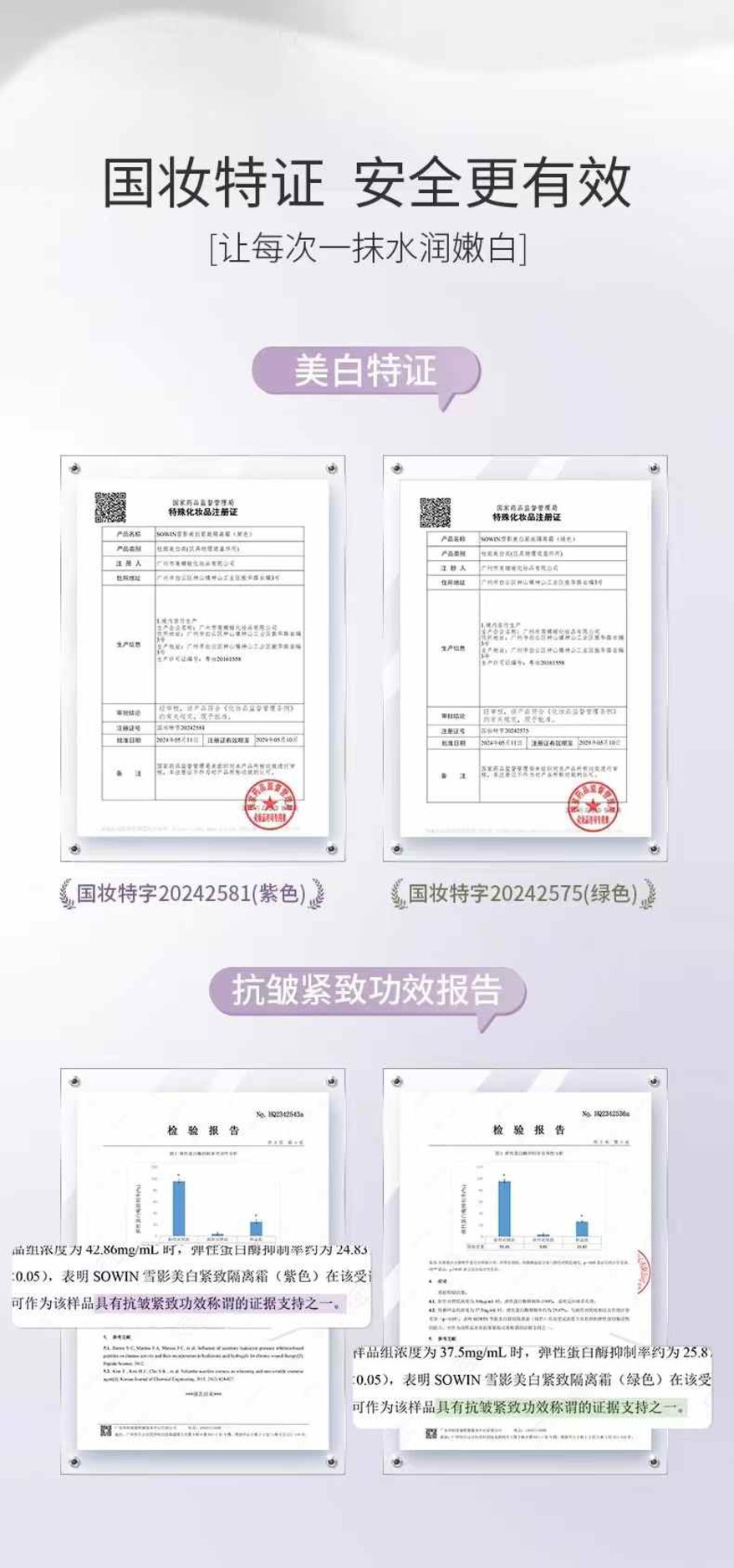 Snow Shadow ·30g Whitening, Firming and Isolating Cream S50031 Application Scenario