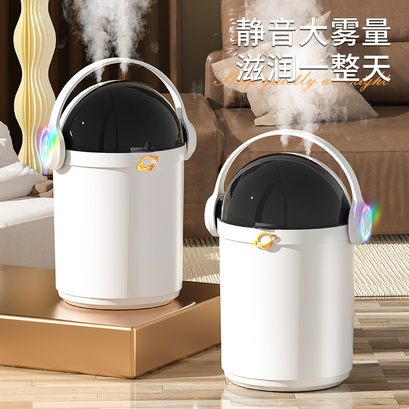 USB large-capacity dual-spray seven-color ambient light, home bedroom and office air purification, aromatherapy and humidifier