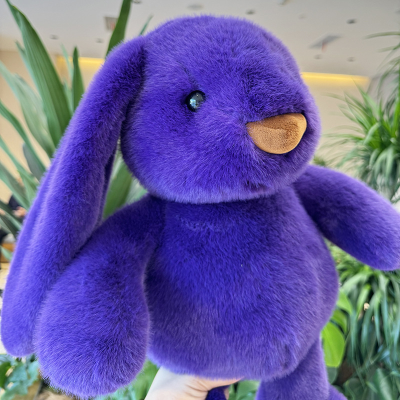 米貂兔子玩偶公仔长耳朵兔子毛绒玩具抱睡礼物女生布娃娃伴手礼秀绒玩具跨境批发详情8