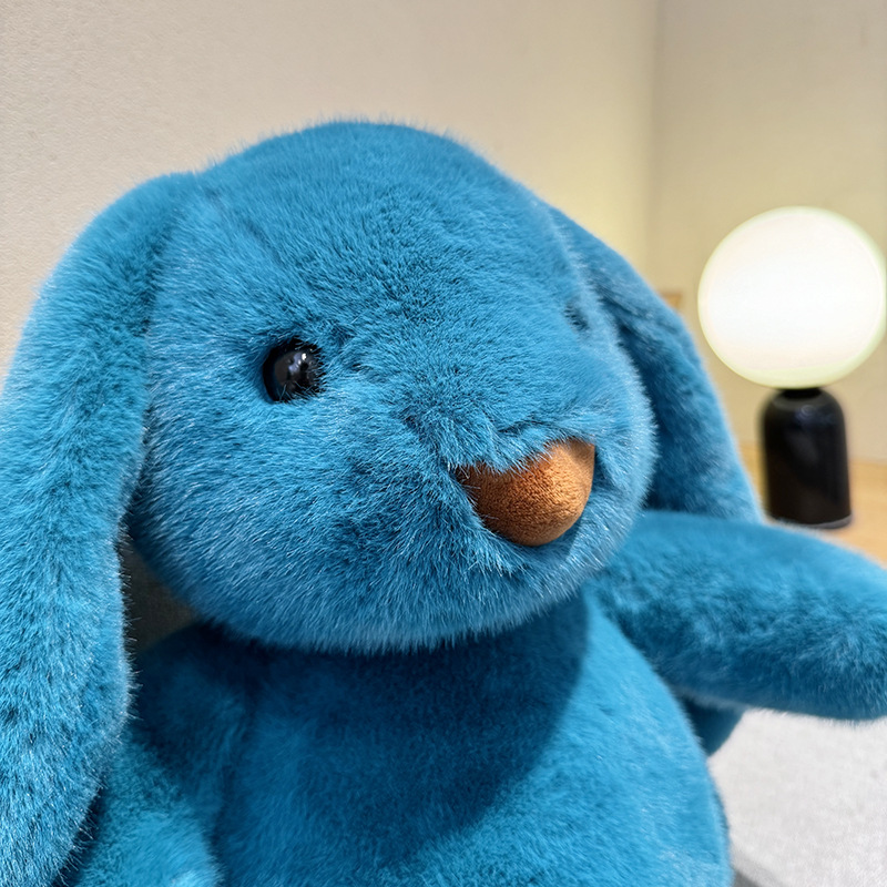 米貂兔子玩偶公仔长耳朵兔子毛绒玩具抱睡礼物女生布娃娃伴手礼秀绒玩具跨境批发详情3