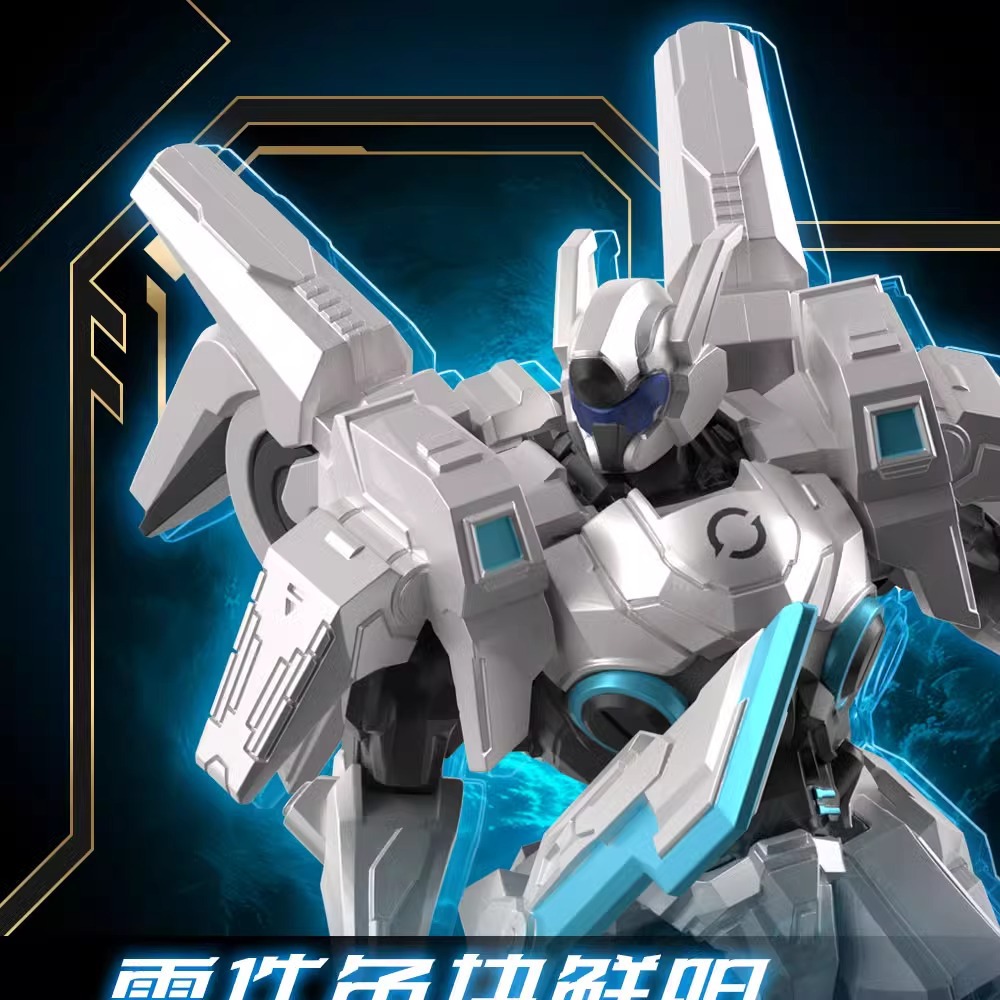 泛乐正版积木人偶孙悟空赵云吕布凯拼装模型可动机甲盲盒手办玩具详情8