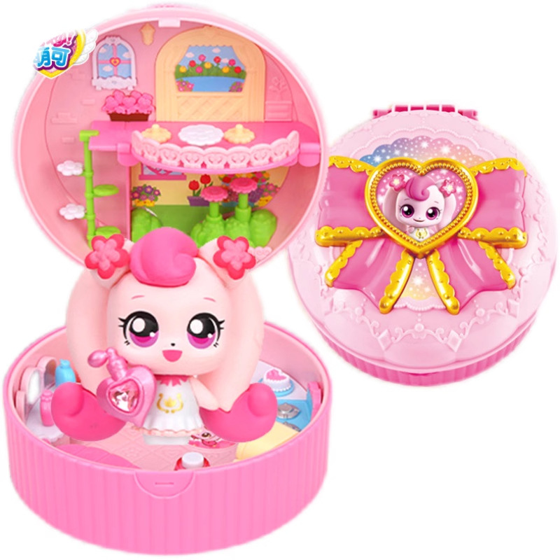 奇妙萌可魔法钥匙2爱心萌可的花朵小屋玩具3屋子房子城堡系列之家白底实物图