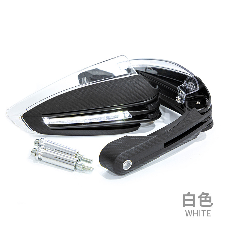 Motorcycle general accessories anti-fall windscreen hand guard with turn signal off-road vehicle LED with light hand guard Item Picture