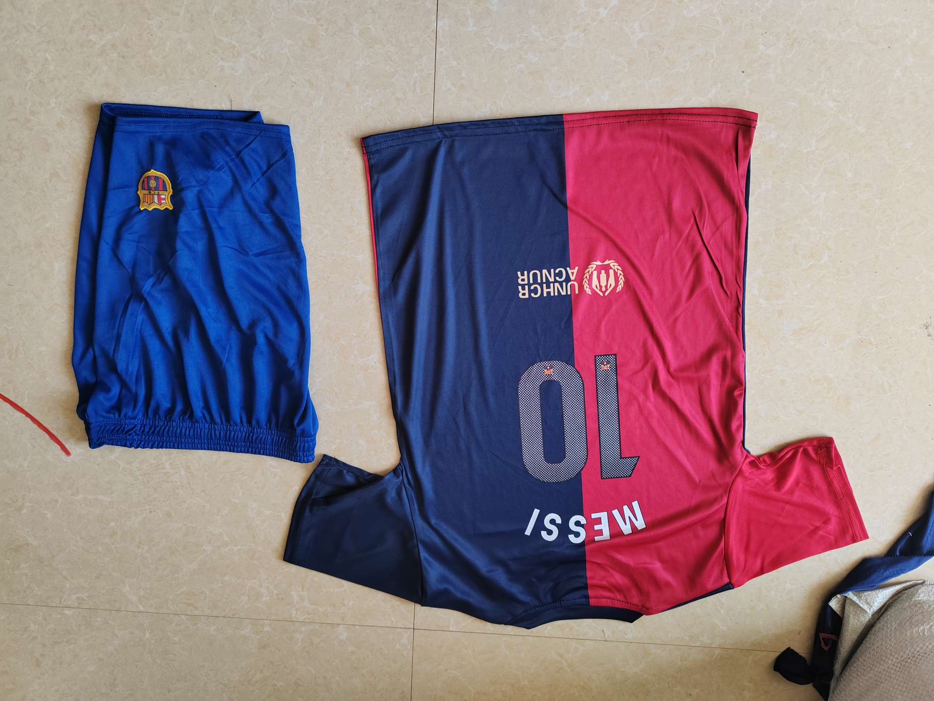 Barcelona football uniforms, jerseys