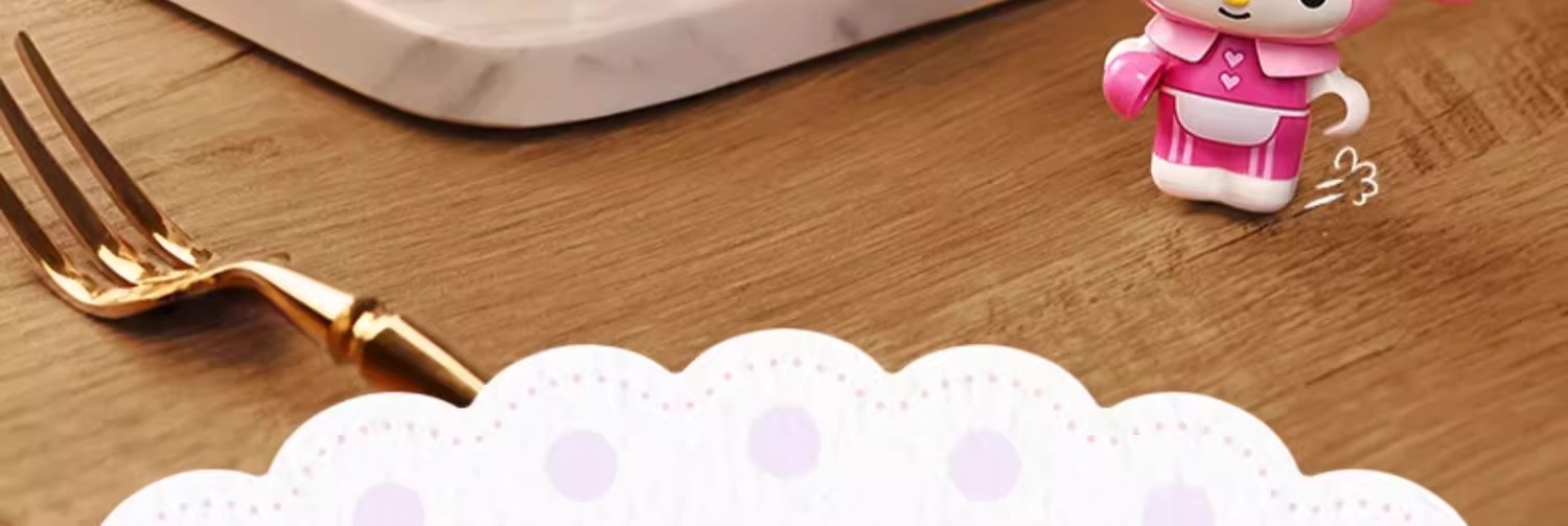 奇妙积木三丽鸥美食派对酷洛米玩具美乐蒂模型可拼装益智模型积木详情2