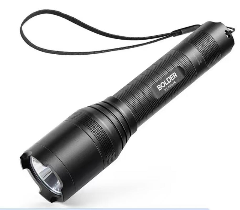 Wholesale of waterproof outdoor led charging security patrol portable self-defense multi-functional strong light flashlights