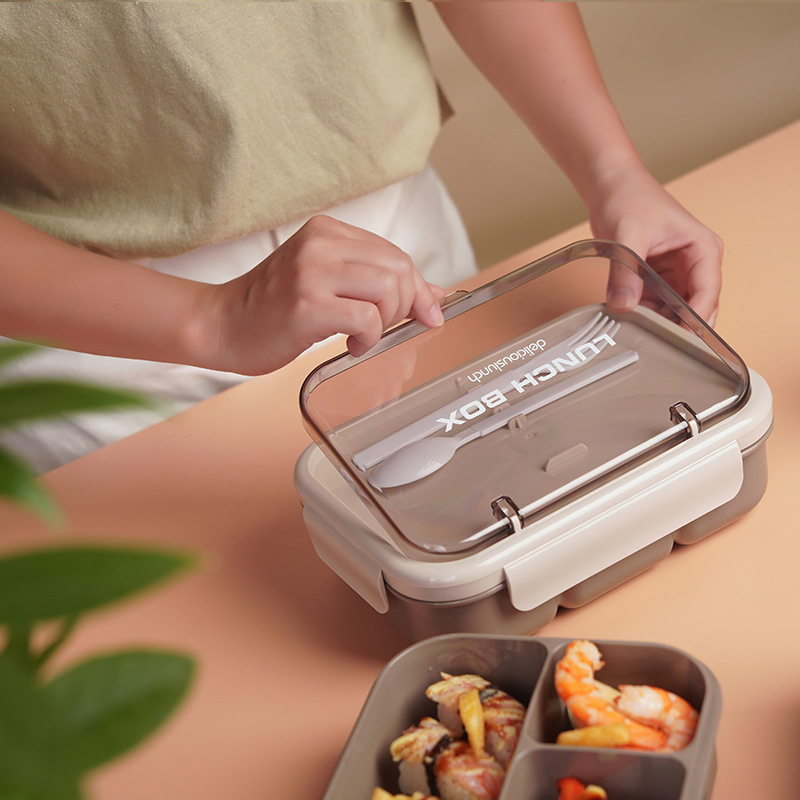 W57-Wx035935 Insulated Lunch Box, Household, Student Portable Sealed Lunch Box, Tableware, Spoons, Forks Specification drawing